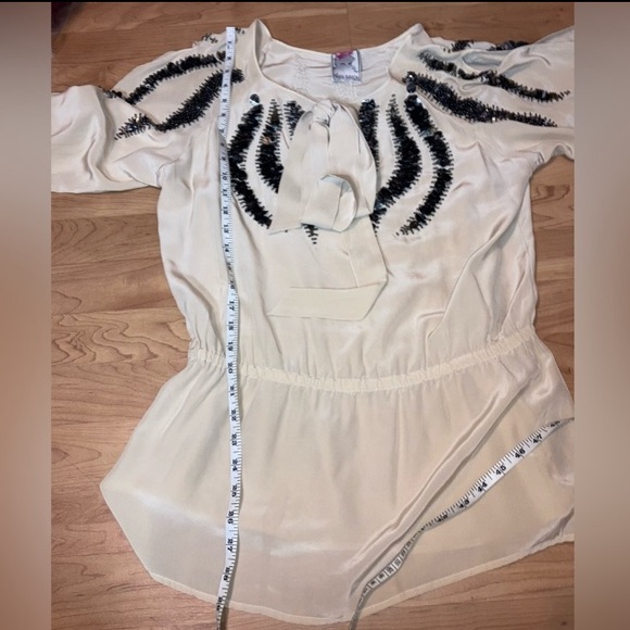 Anthropologie Yoana Baraschi 100% Silk Blouse M - Picture 15 of 16